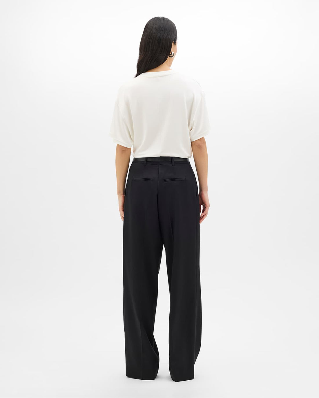 Fluid Jersey Top | Off White