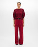 Relaxed Wide Leg Pant | Pinot Noir