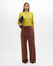 Wool Drawcord Pant | Cinnamon