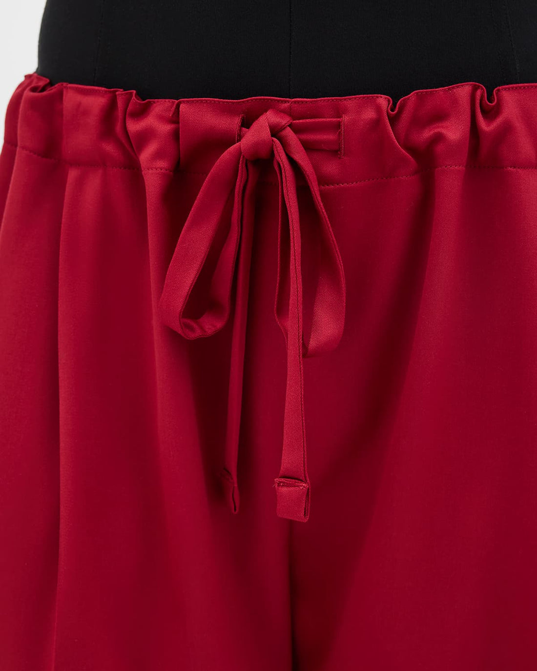 Wool Drawcord Pant | Pinot Noir