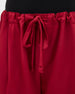 Wool Drawcord Pant | Pinot Noir