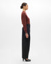 Cropped Tapered Trouser | Black