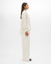 Silk Polka Dot Pant | Cream/Black Dot
