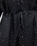 Silk Polka Dot Drawcord Pant | Black/Cream Dot