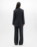 Flannel Relaxed Blazer | Charcoal Melange
