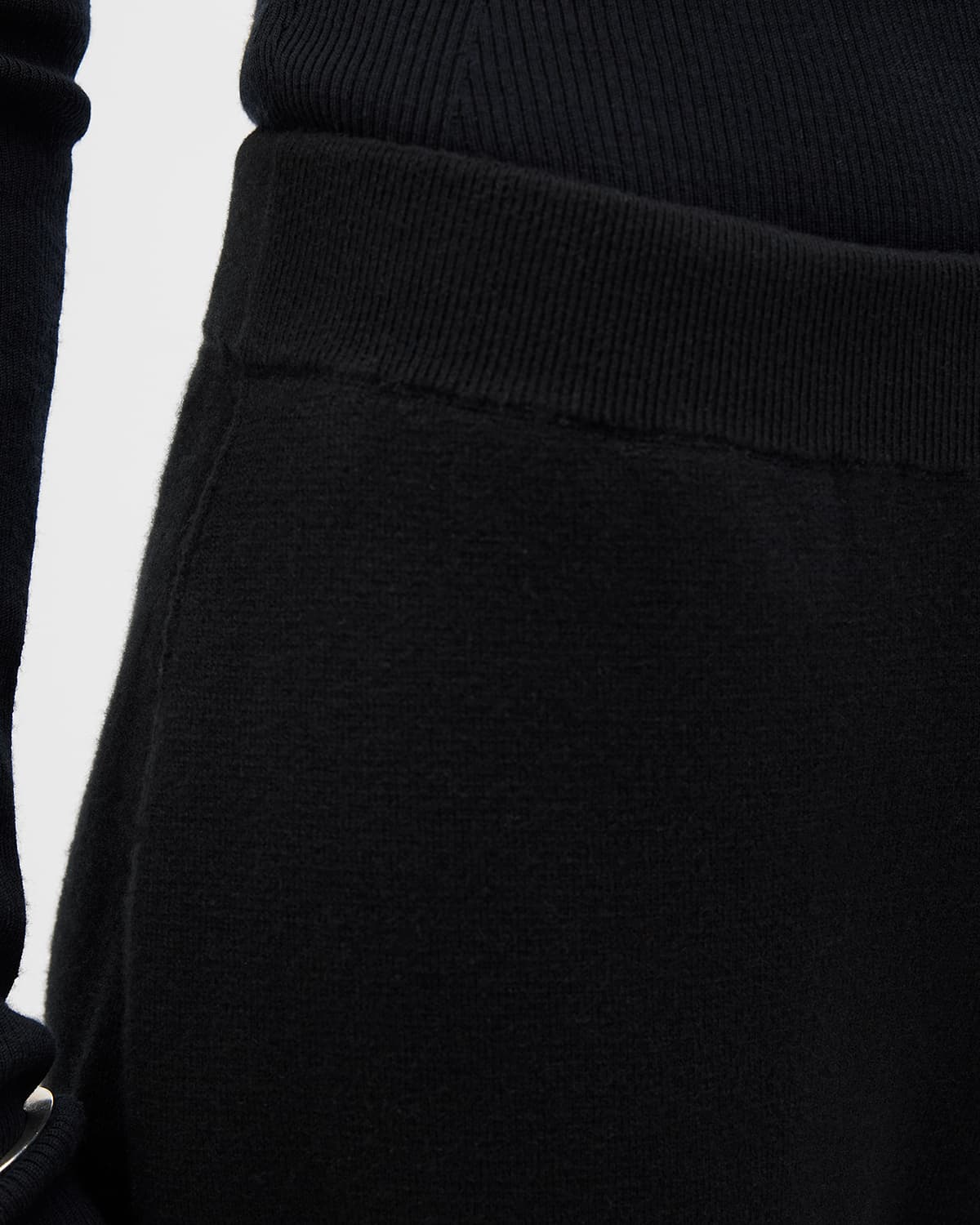 Tapered Knit Pant | Black