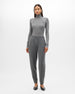 Tapered Knit Pant | Grey Melange