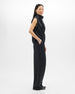 Relaxed Wide Leg Pant | Charcoal Melange