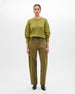 Cashmere Knit Sweatshirt | Light Moss