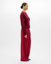 Cashmere Knit Sweatshirt | Pinot Noir