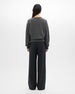 Cashmere Knit Sweatshirt | Grey Melange