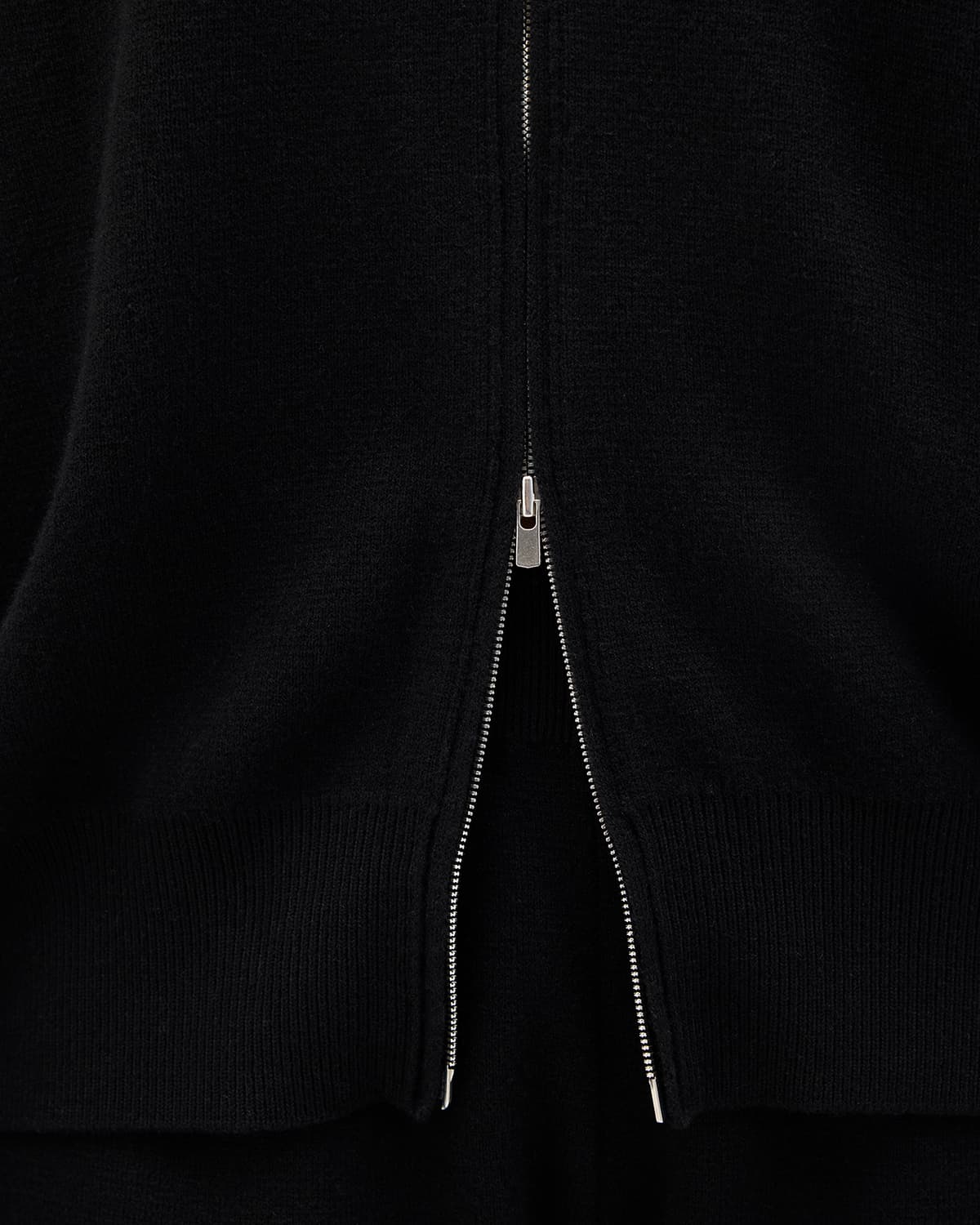 Zip Cardigan | Black