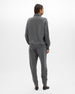 Zip Cardigan | Grey Melange