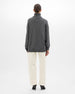 Cashmere Oversized Turtleneck | Grey Melange