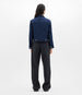 Another Tomorrow Cropped Denim Jacket in Dark Wash – Denim Women's Jacket