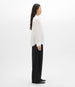 Another Tomorrow Silk Men's Shirt in Off White – Silk