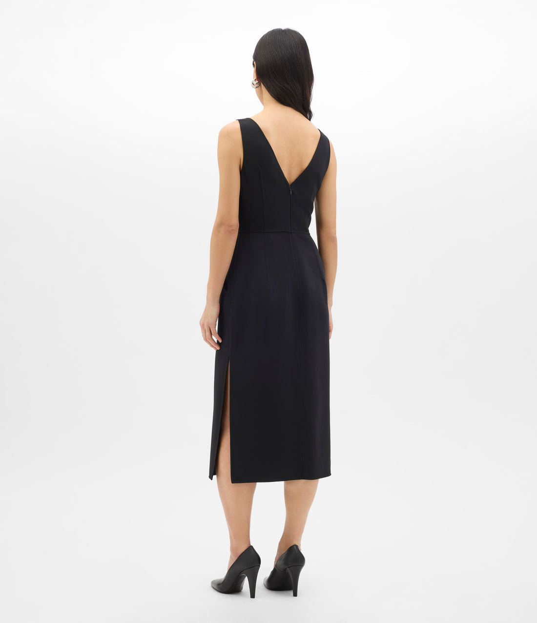 Another Tomorrow Doppio Boatneck Dress