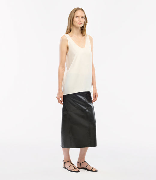 Silk Tank | White