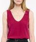Another Tomorrow Silk Tank in Magenta – Silk Women's Top
