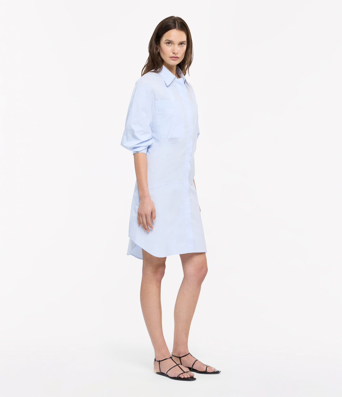 Shirt Dress | French Blue Another Tomorrow Shirt Dress | French Blue Another Tomorrow