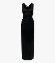 Ruched Tank Dress | Black