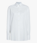 Another Tomorrow Oversized Men’s Shirt in White – Cotton Women's Top