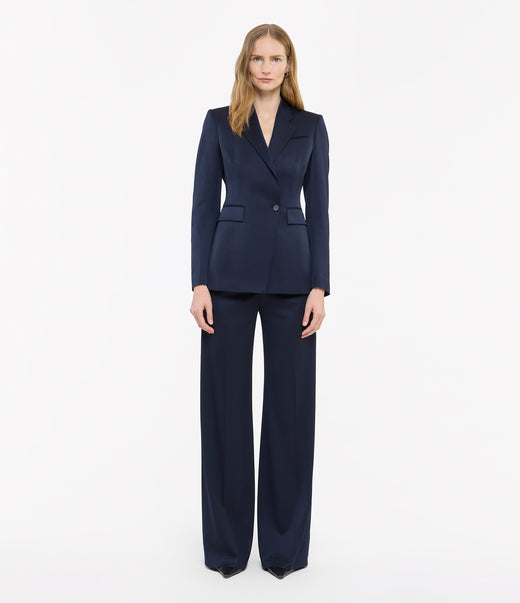Seamed Waist Jacket | Navy
