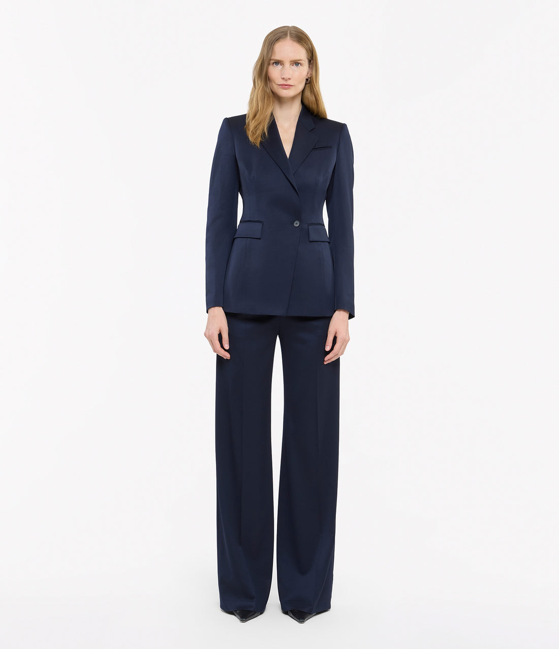 Seamed Waist Jacket | Navy