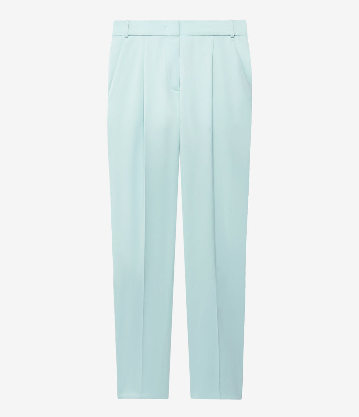 Another Tomorrow Peg Trouser in Mist – Wool Women's Trousers