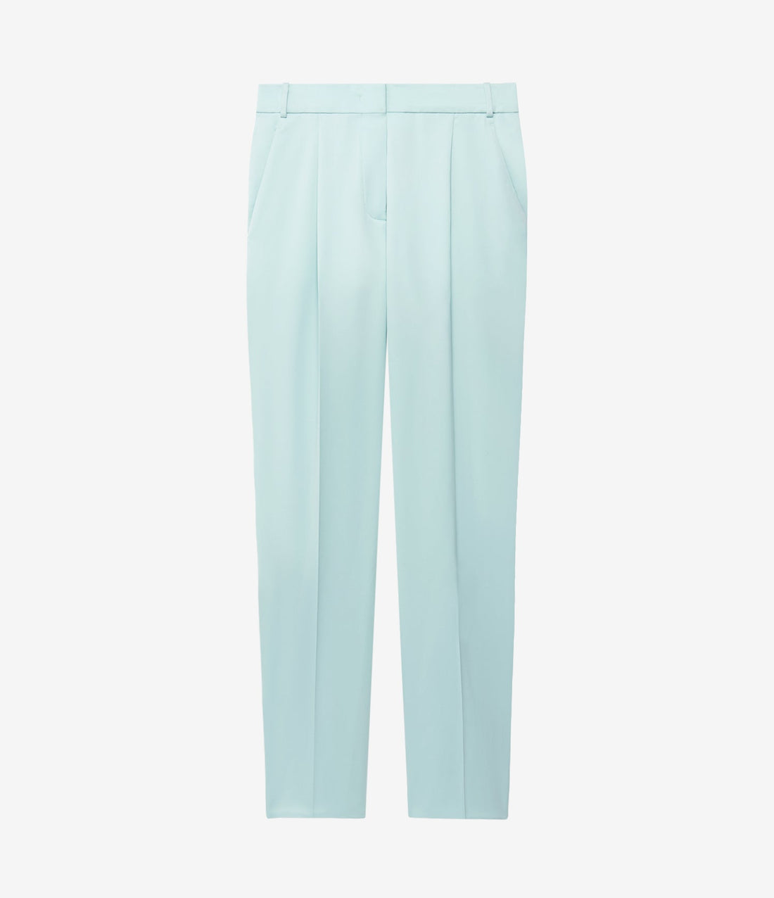 Another Tomorrow Peg Trouser in Mist – Wool Women's Trousers