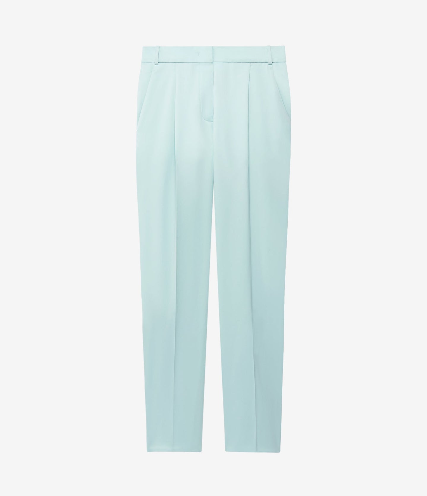 Another Tomorrow Peg Trouser in Mist – Wool Women's Trousers