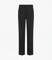 Another Tomorrow Peg Trouser in Black – Wool Women's Trousers