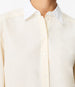 Pleat Back Poplin Shirt | Ecru in ecru