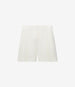 Pleated Shorts | White in white