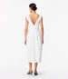 Seamed Dress | Off White in off white