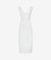 Seamed Dress | Off White in off white