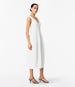 Seamed Dress | Off White in off white