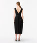 Seamed Dress | Black in black
