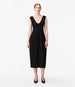 Seamed Dress | Black in black