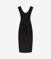 Seamed Dress | Black in black