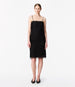Silk Embroidered Dress | Black