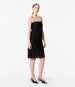 Silk Embroidered Dress | Black