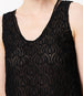 Silk Embroidered Top | Black in black