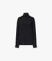 Cashmere Oversized Turtleneck | Black in black