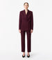Oversized Double Breasted Jacket | Plum in plum