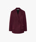 Oversized Double Breasted Jacket | Plum in plum