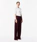 Relaxed Wide Leg Pant | Plum