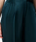 Satin Pleated Trouser | Juniper in juniper