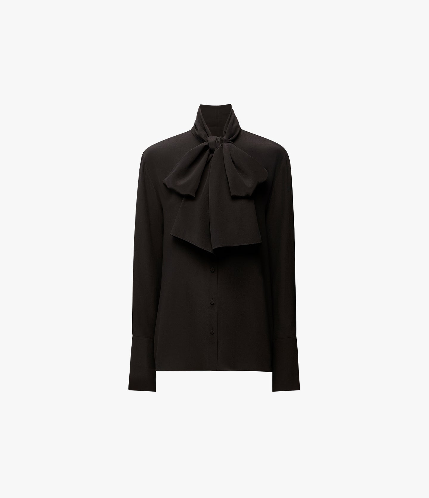Signature Bow Blouse | Black