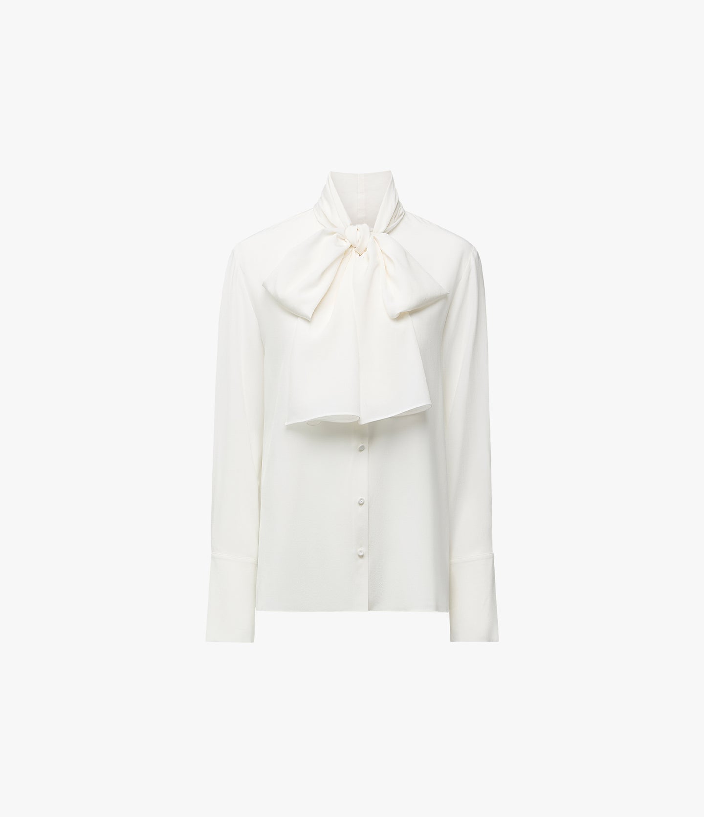 Signature Bow Blouse | Off White
